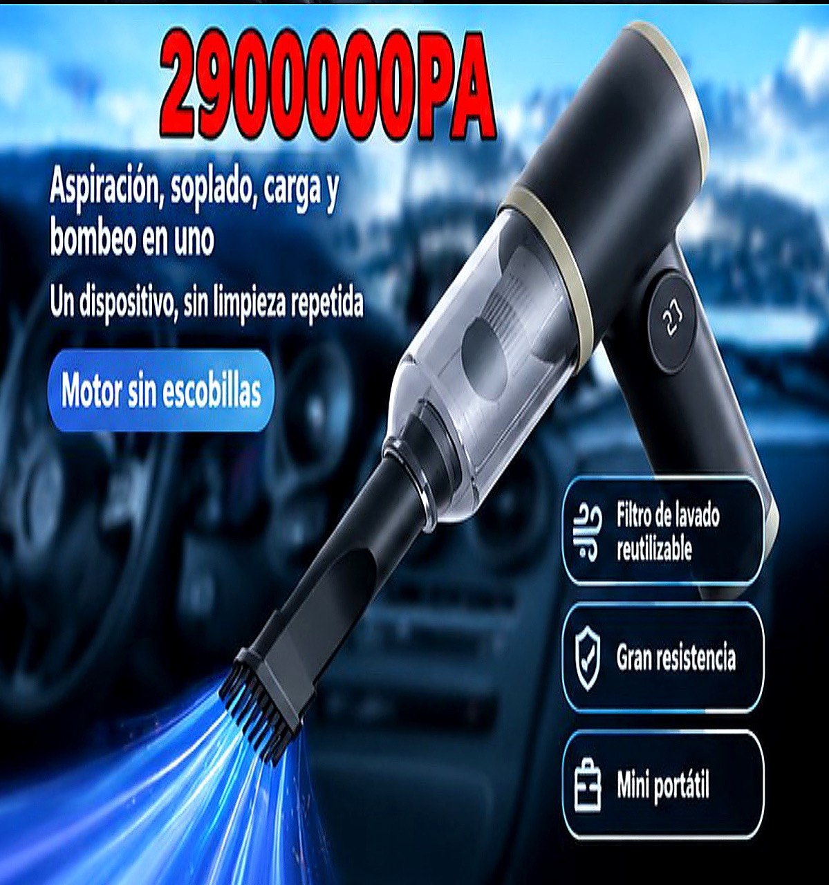 Aspiradora Portátil 4 en 1