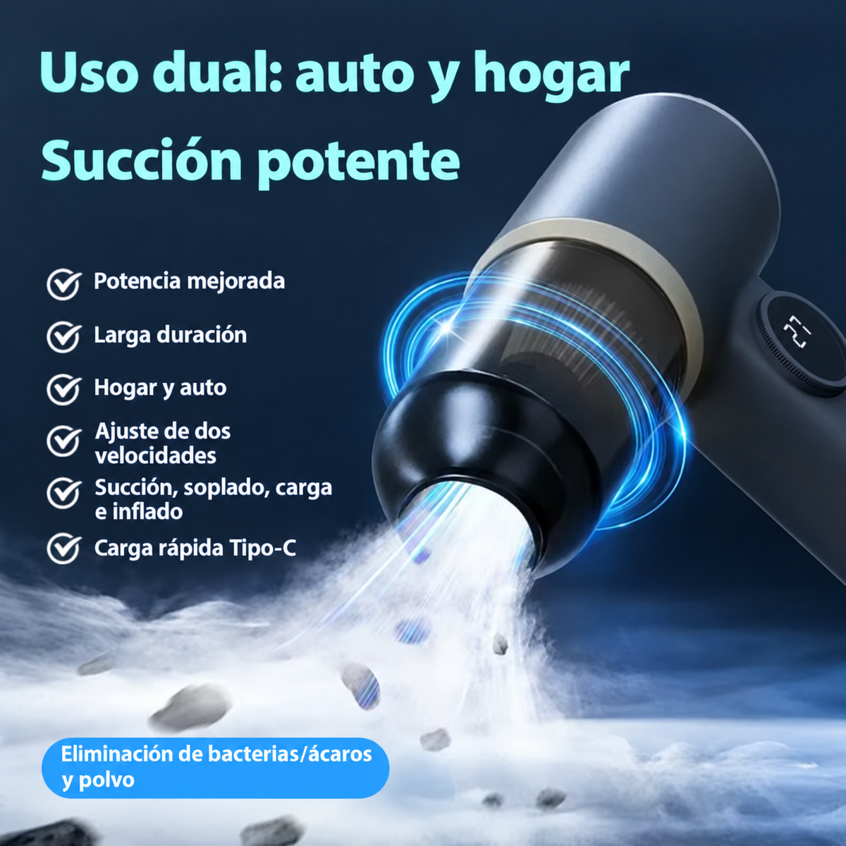 Aspiradora Portátil 4 en 1